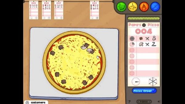 Papa's Pizzeria - All Gold Customers