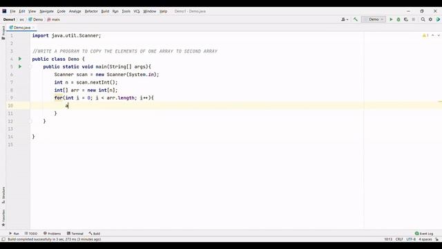 COPY ONE ARRAY TO ANOTHER ARRAY JAVA PROGRAMMING NO SOUND COPY CODE смотреть онлайн