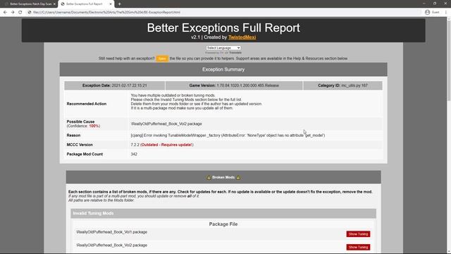 Better Exceptions: This Can Tell You What Mods Are Breaking Your Game! смотреть онлайн