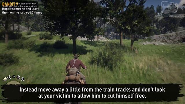 Red Dead Redemption 2 Bandit Challenge #9 Guide - Hogtie and leave someone on the railroad 3 times смотреть онлайн