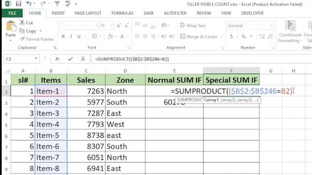 How To Use SUMIF Formula Only For Filtered Data and Visible Cells Data in Excel | excel смотреть онлайн