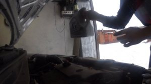 Замена масла в двигателе Kia.ТО киа сиид,KIA CEED