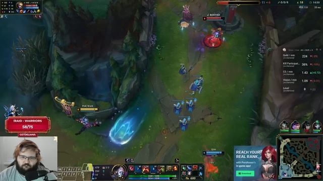 DESTROYING A SCRIPTING EZREAL... AND IT WAS A 4V5! - Pink Ward Shaco смотреть онлайн