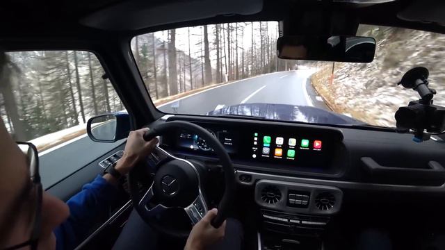 Mercedes G-Class FULL REVIEW onroad vs gravel vs snow :o) 2020 all-new G350d Wagon - Autogefühl смотреть онлайн