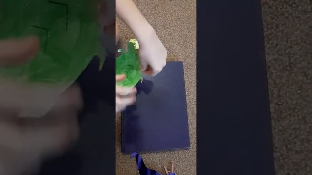 Мастер-класс подделка динозавр тиранозавр из бумаги по шаблону.