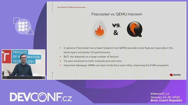 Lightweight VMs for serverless and containers - DevConf.CZ 2020 смотреть онлайн