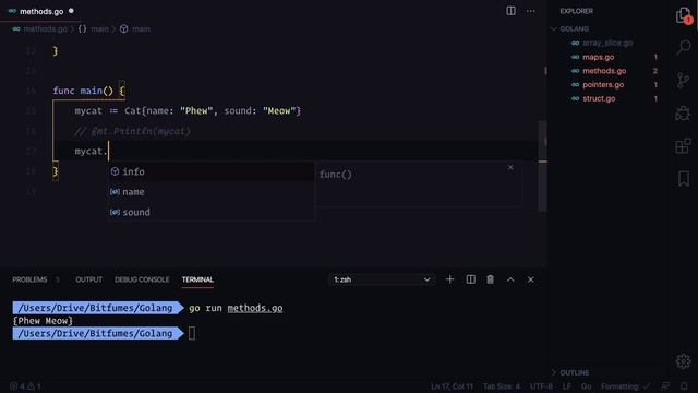 21 Golang Tutorial - Methods смотреть онлайн