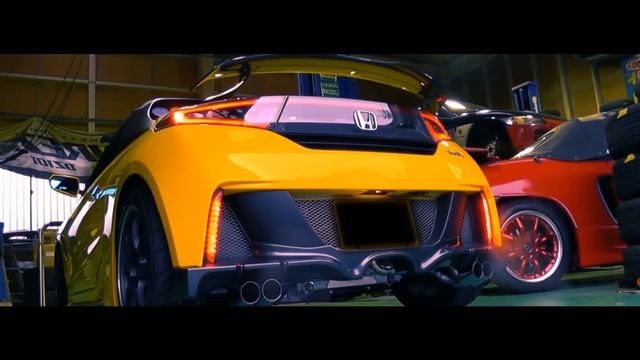 Tuning Kei Car Tuning Honda S660 Sportauspuffanlage смотреть онлайн