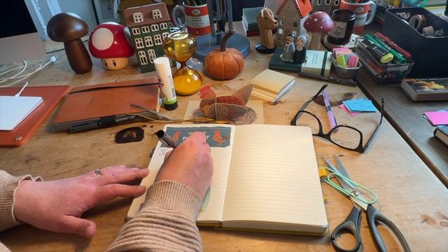 AT MY WRITING DESK on a November afternoon, journaling, resetting, oracle cards & new desk accessor смотреть онлайн