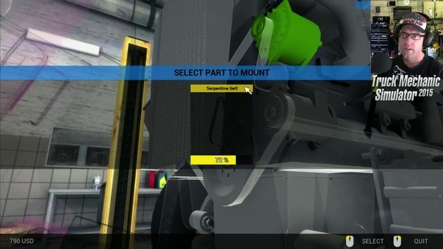 Truck Mechanic Simulator 2015 - Repair Order 2 - Check Serpentine Belt смотреть онлайн
