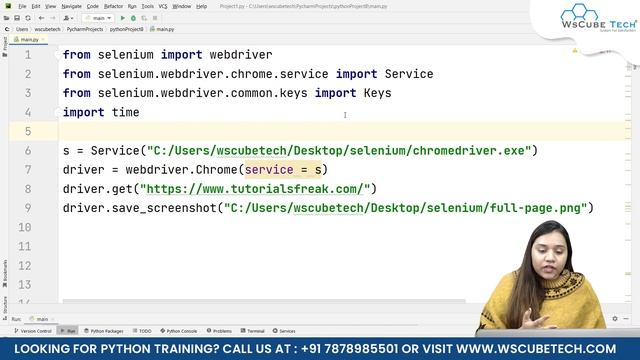 Selenium Python Tutorial - How to Take Screenshots in Selenium - English смотреть онлайн