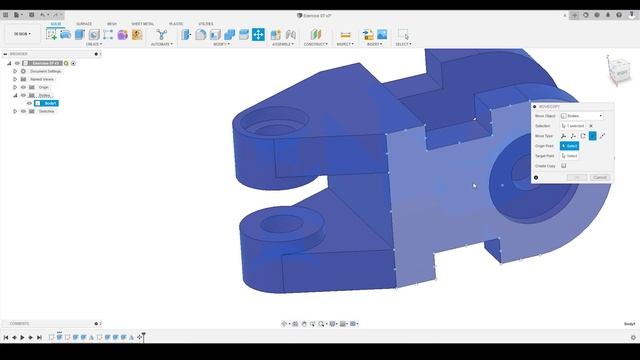 How to move an Object to Origin in Autodesk Fusion 360? | Fusion 360 tutorial for beginners смотреть онлайн