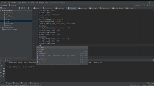 Create your first Login system using Python [ TKINTER ] смотреть онлайн