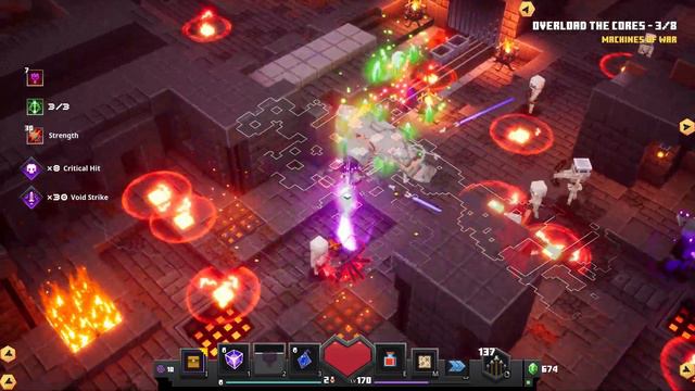 Fiery forge Walkthrough - Minecraft Dungeons смотреть онлайн