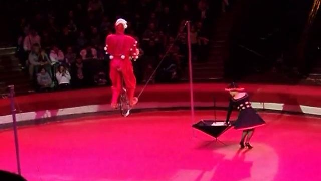 Эквилибрист на свободной проволоке в Днепропетровском цирке смотреть онлайн