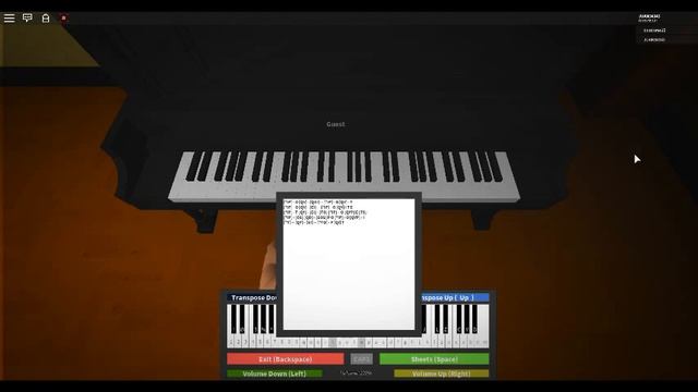 Roblox Minecraft piano смотреть онлайн