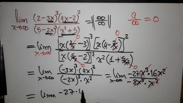 Limites De Infinito Sobre Infinito