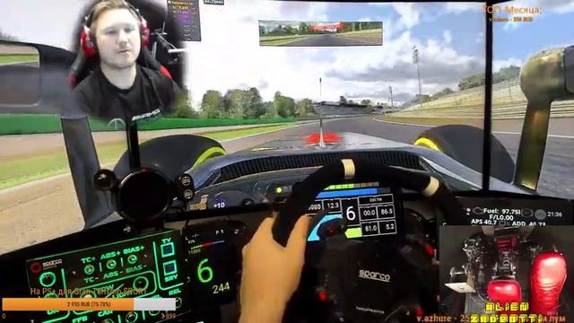 Всё серьёзно: ALLIEN ZADROTTI в iRacing - пробуем педали в хард симе смотреть онлайн