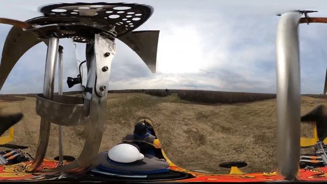 Обучение на пилота автожира #5. 360° 4k. Змейка. Выдерживание высоты. смотреть онлайн