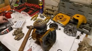 Бензопила-Урал. Сборка двигателя