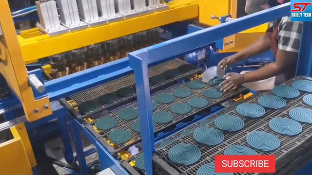 MOSQUITO Repellent Coil Manufacturing Inside Factory| Mosquito Coil Production Line| Mosquito Kille