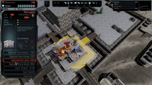 Defense Grid 2 Gold Medal Walkthrough [Hard] Mission 11 Sandstorm - No Tower Items смотреть онлайн