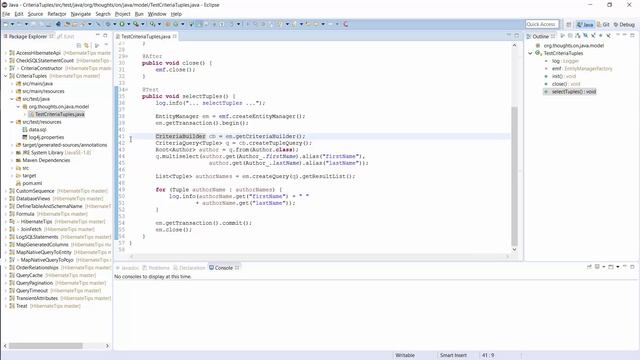 Hibernate Tip: Select multiple scalar values in a CriteriaQuery смотреть онлайн