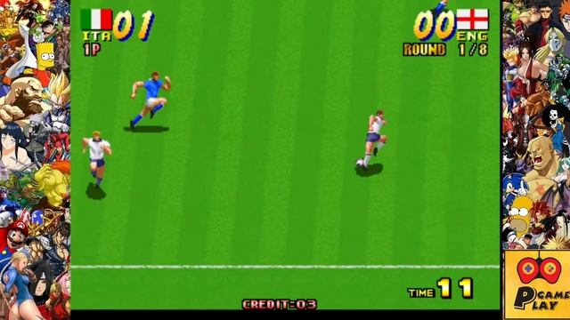 Seibu Cup Soccer - Goal 92 - Olympic Soccer - Mame Emulator смотреть онлайн
