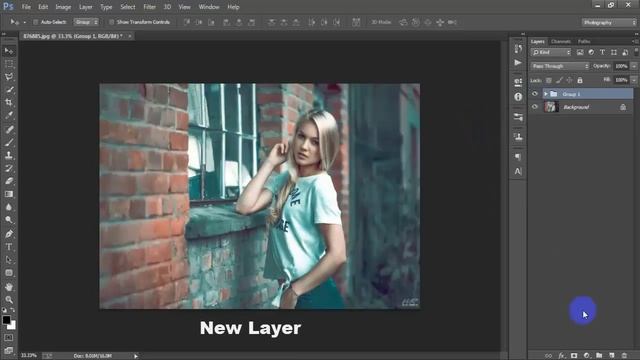 How To Create a Aqua Color Effect|Camera Raw Free Preset|Photoshop CC 2019 смотреть онлайн
