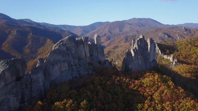 Парк Драконов с воздуха (Чистоводное, Приморский край) смотреть онлайн
