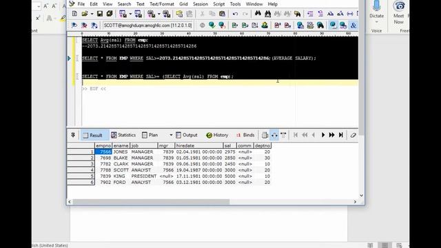 Subquery and Inline View - SQL Tutorial смотреть онлайн