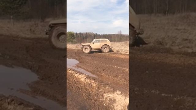 Первые сложности езды на ниве на ободрышах. смотреть онлайн