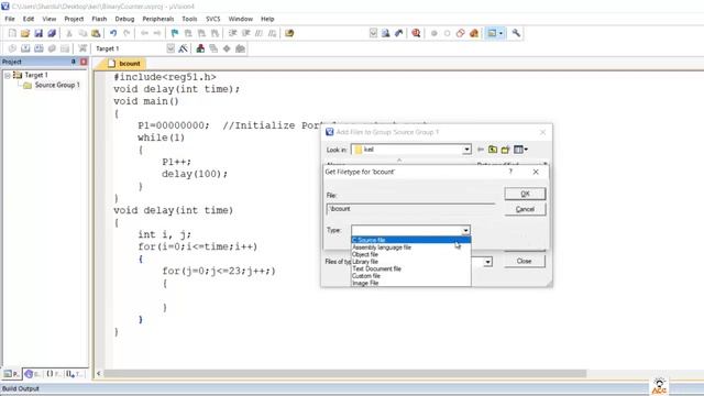 Simulate Binary Counter (8-bit) on LED's | Embedded System Practicals смотреть онлайн