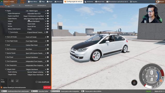 Garagem do Xurubis Citroen C4 Hatch e dando Pt| BeamNgdrive смотреть онлайн