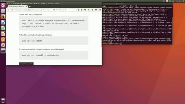 Install MongoDB On Ubuntu смотреть онлайн