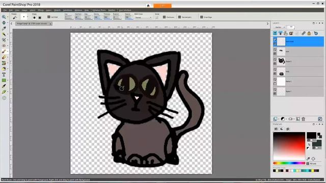 Making animated gif with Paint Shop Pro and Giphy смотреть онлайн