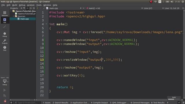 OPENCV & C++ TUTORIALS - 69 | resizeWindow() | Resizing Window смотреть онлайн