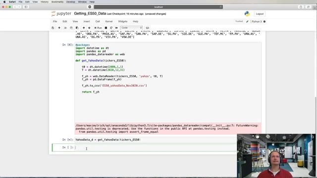 V5: Test Data Requests from Yahoo Finance (using Python) смотреть онлайн