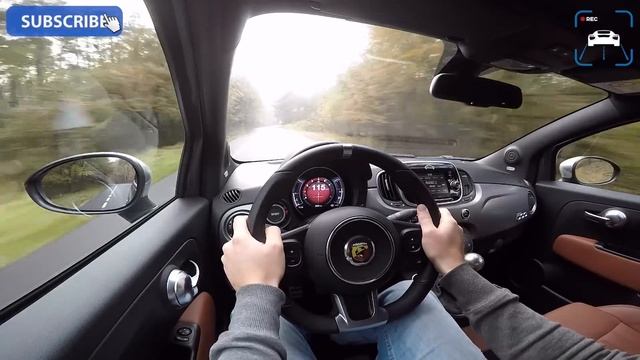 Abarth 500 2017 595 Test Drive & Interior Sound смотреть онлайн