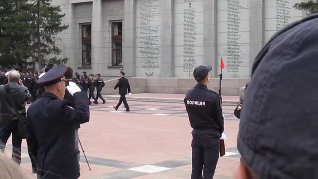 Марш курсантов 1го курса ВСИ МВД на Присяге, 05.10.2019 г.