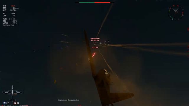 War Thunder | P-63A-10 vs. Bf 109 G-6 смотреть онлайн