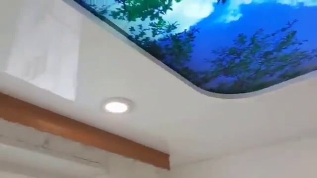 Монтаж 3D натяжного потолка смотреть онлайн