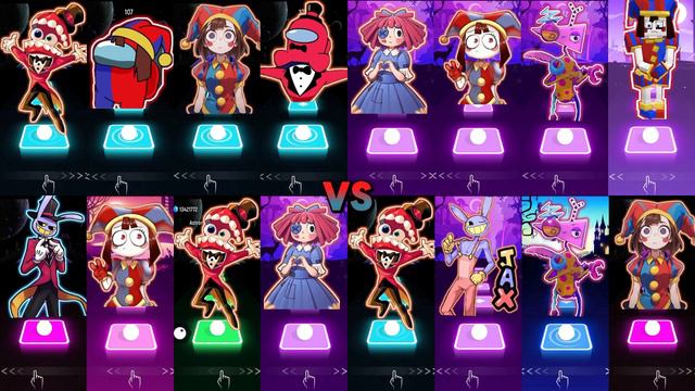 Mega Amazing Digital Circus 😍 Coffin Dance // Pomni, Pomni Among Us, Ragatha, (cover) 😋 Tiles Hop