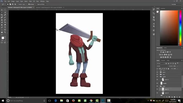 The Ultimate 2D Game Character Design Animation | Photoshop | Unity Personal смотреть онлайн