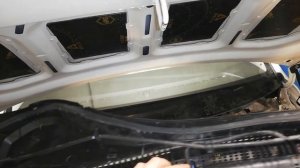 Снятие м установка жабо на Хендай Солярис2