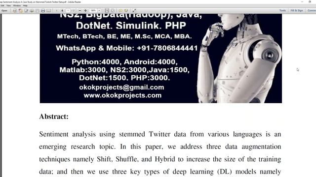Deep Sentiment Analysis A Case Study on Stemmed Turkish Twitter Data смотреть онлайн