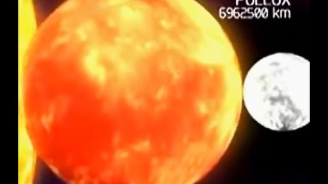 Звезды и планеты - сравнение размеров смотреть онлайн