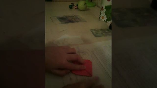 Как сделать оригами из бумаги.Пирамида . смотреть онлайн