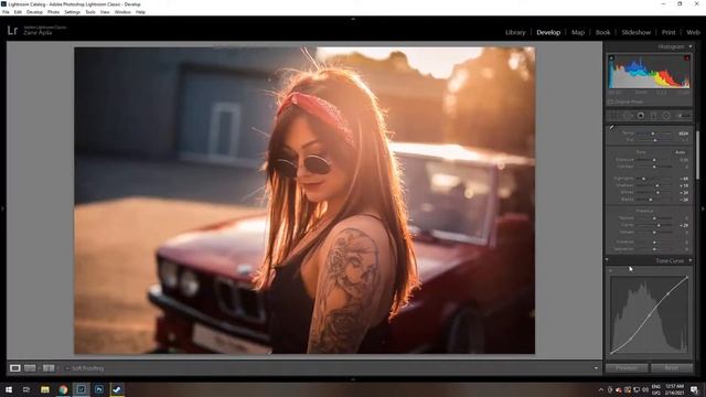 Обработка портрета в Adobe Lightroom №4 смотреть онлайн