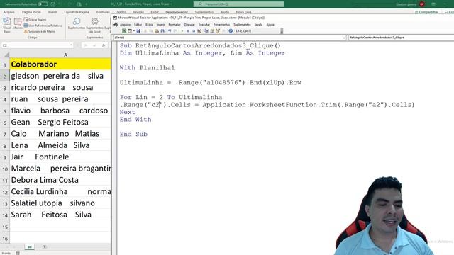 Função Trim(Arrumar) no VBA, Função Proper, Função Lcase, Função Ucase Formulas do Excel com VBA смотреть онлайн